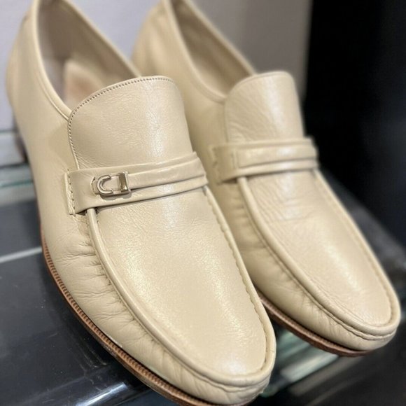 Florsheim Men's Riva Moc Toe Bit Loafer Beige - Size 10.5 - Picture 1 of 5